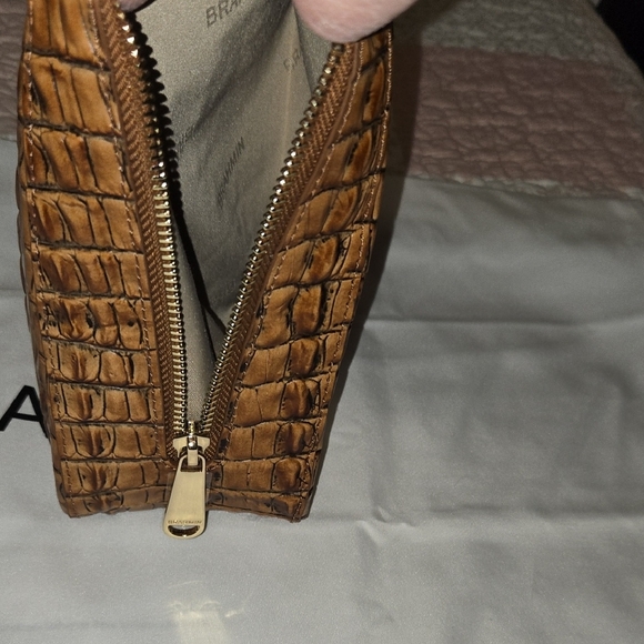 BRAHMIN TABITHA Shoulder Bag In LUGGAGE BROWN LEONTYNE. NWT - Picture 13 of 15